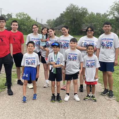 Students at the 2026 Laps for Learning community event